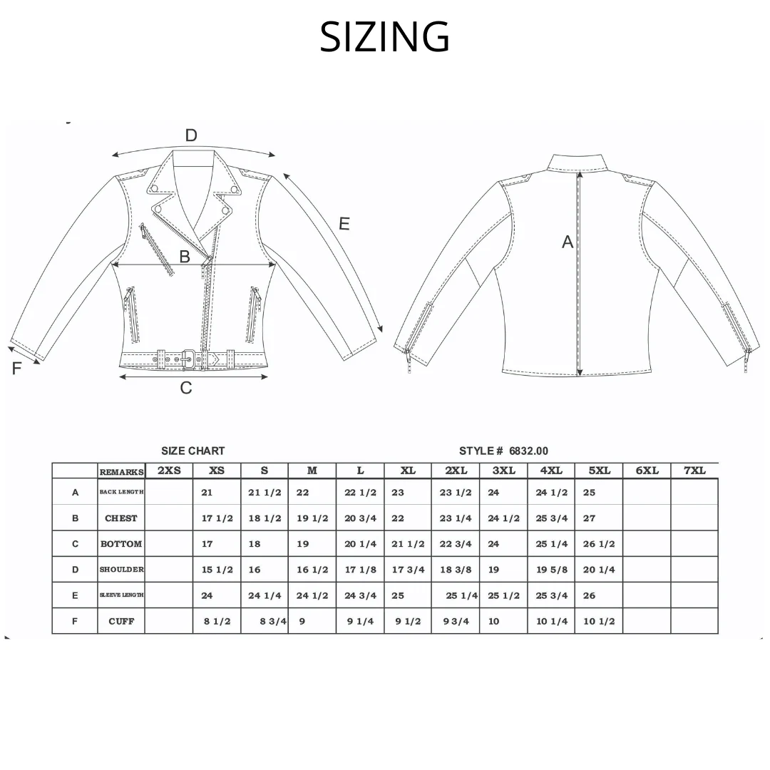 Lightweight Classic Womens Leather Motorcycle Jacket - Image 3