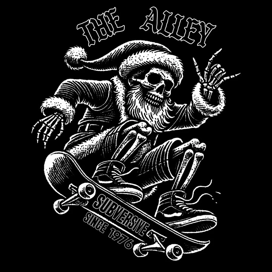 Skater Santa Tshirt - Image 2